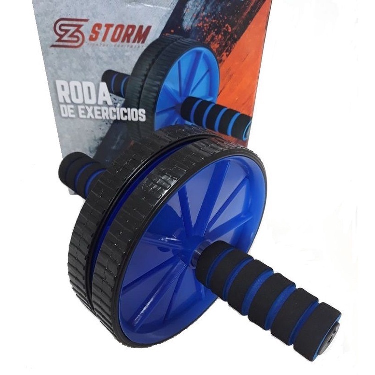 Roda para Exercício Abdominal Lombar Z Storm Tonificador