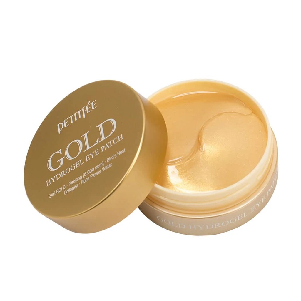 petitfee gold hydrogel eye patch 60pcs em Oferta na Shopee