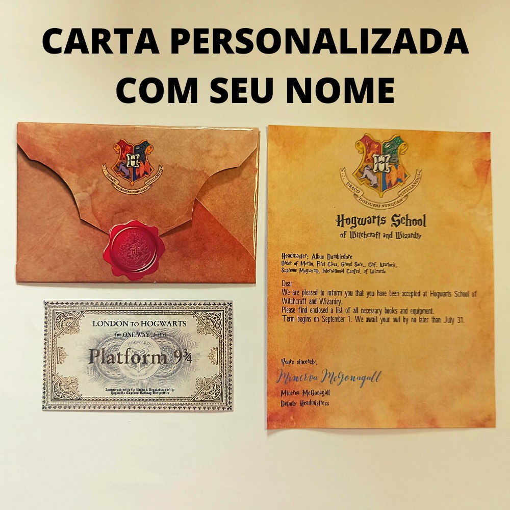 Carta De Hogwarts Personalizada Gratis Perkata I 0950