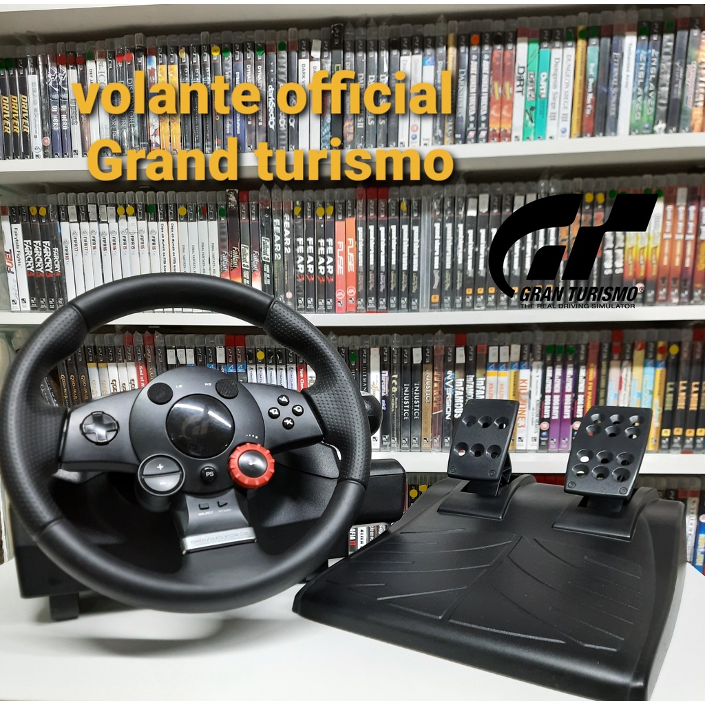 Volante Logitech G923 com pedal + Câmbio Driving Force Shifter para PS5 PS4  PS3 e pc em Promoção na Americanas