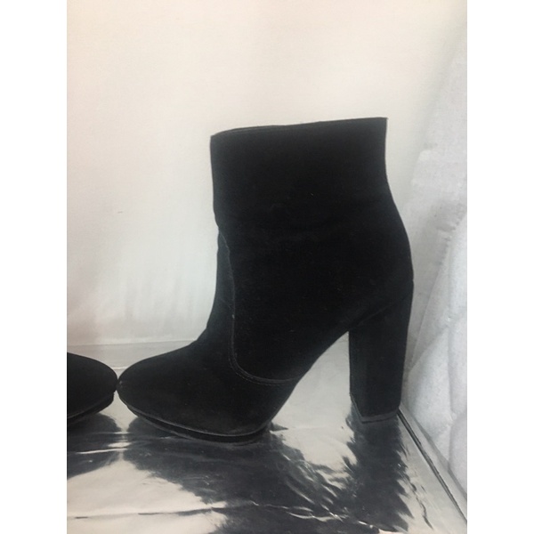 Bota Ankle Boot Feminina Salto Grosso Meia Pata Outono Inverno 2025  Prego Básica