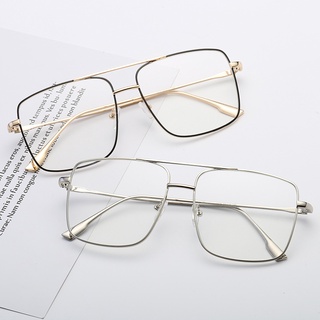 Óculos Com Armação Total De Metal Masculino/Feminino/De Personalidade Decorativa Grande