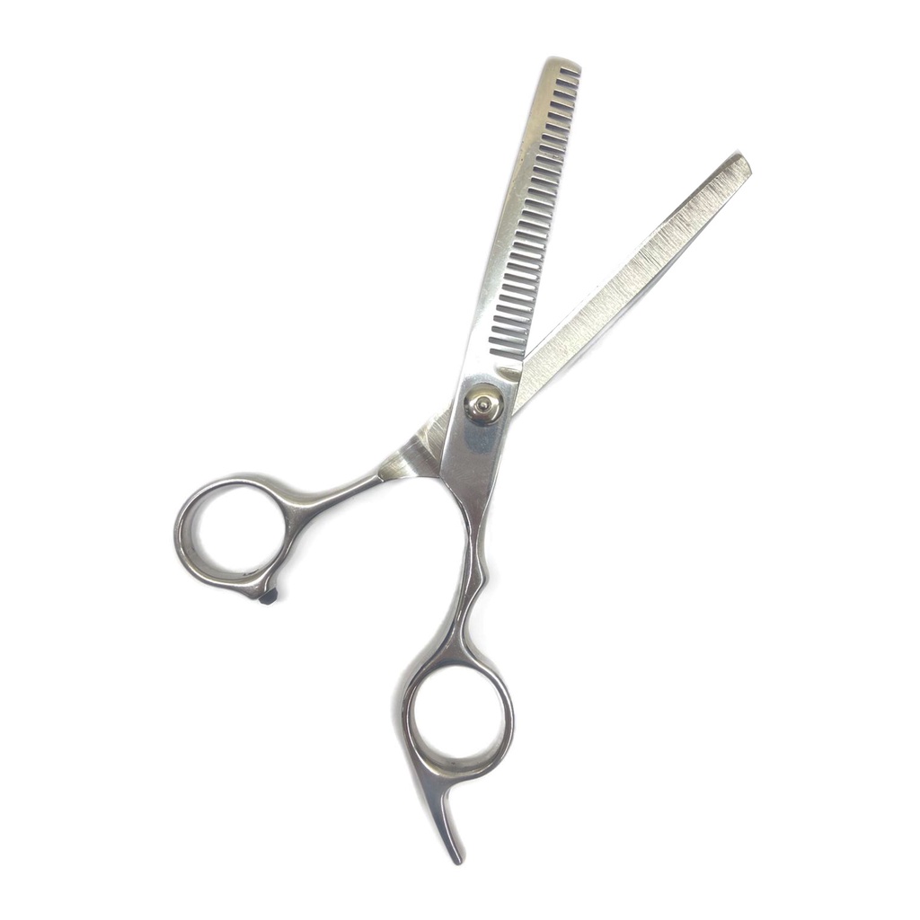 Tesoura Fio Desfiadeira 6.0 Estudantes Prata Barber pro em Oferta na Shopee