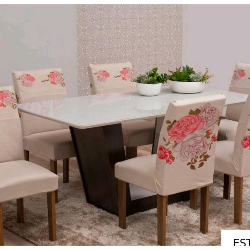 sunset taste vitality Capas de cadeiras para mesa de jantar com 4 lugares Oferta | Shopee Brasil