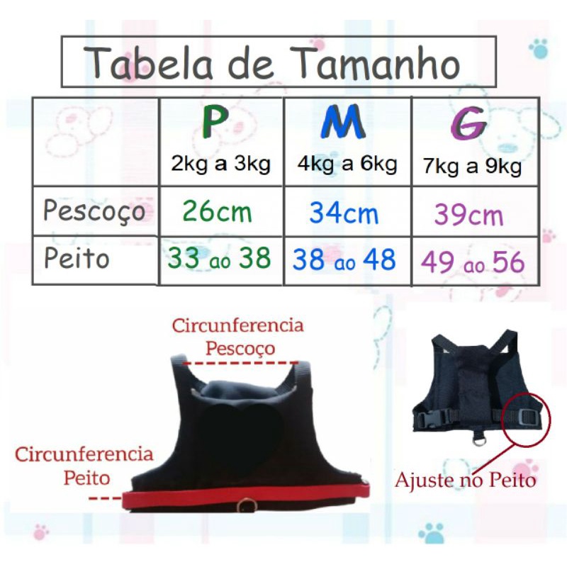 Coleira Peitoral Pet Herói para Cachorro e Gato com Guia