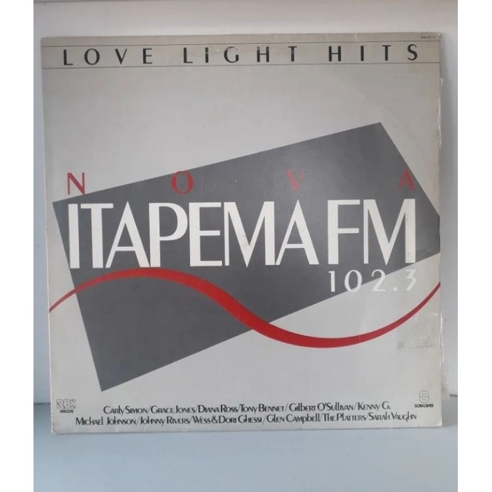 LP Love Light Hits Nova Ipanema FM 102.3  1991