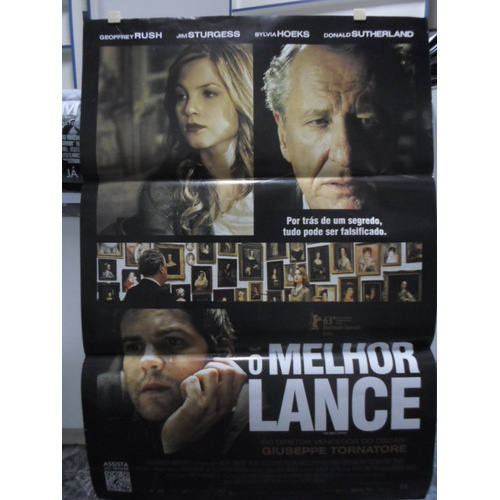 Poster O Melhor Lance 64 X 94 - Geoffrey Rush
