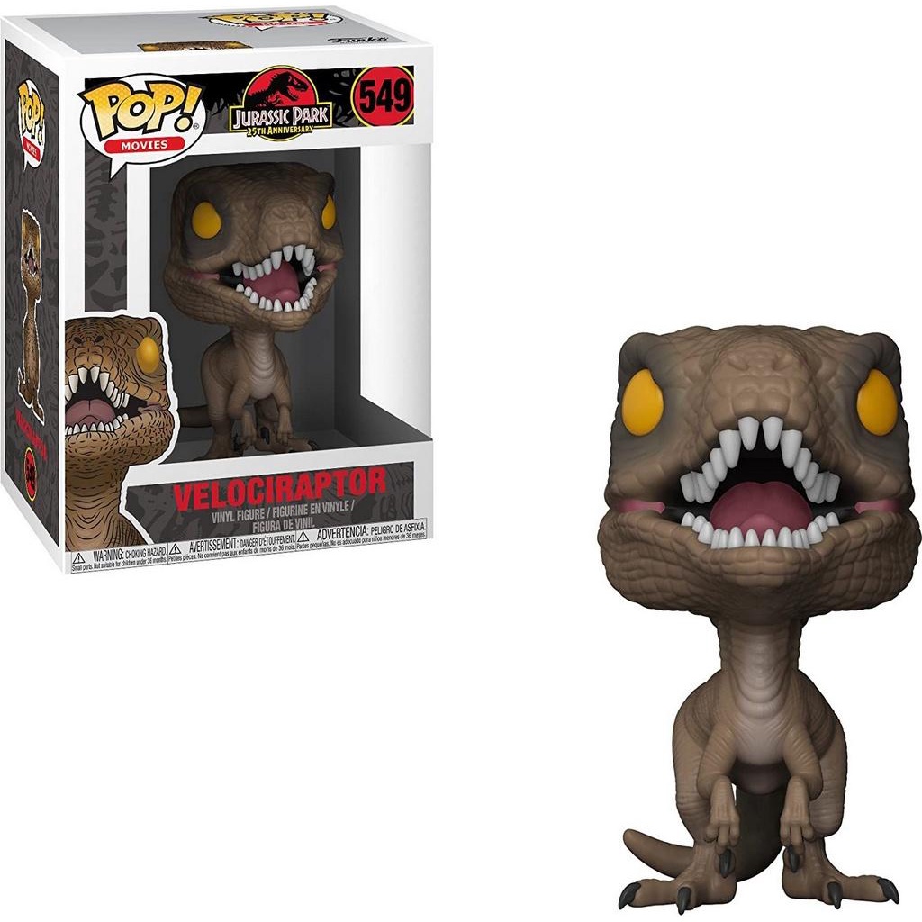 Funko Pop Jurassic Park Velociraptor 549 Novo Original