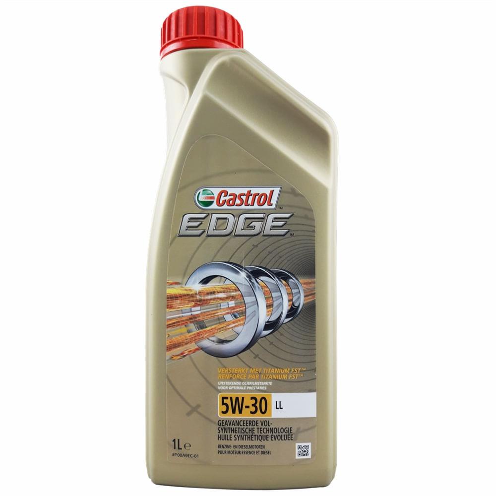 Óleo Lubrificante do Motor Castrol Edge 5W30 Sintético Titanium FST para Motores Diesel 1L