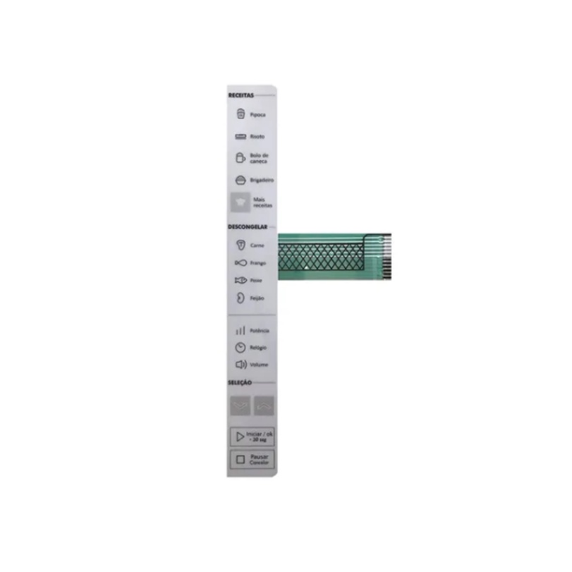 Membrana Teclado de Microondas Brastemp Bms 45 cb - Bms45cb - Novo