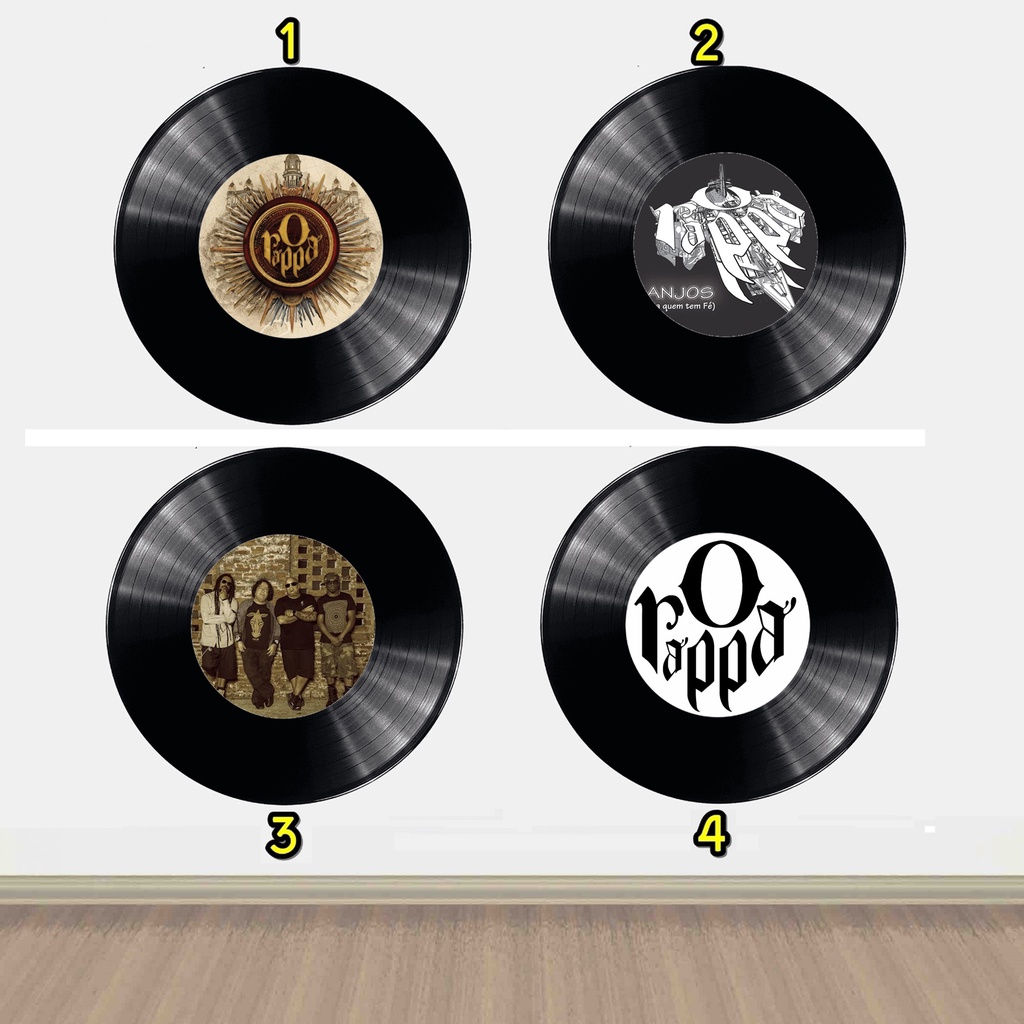 Disco Vinil O Rappa Lp Decorativo | Shopee Brasil
