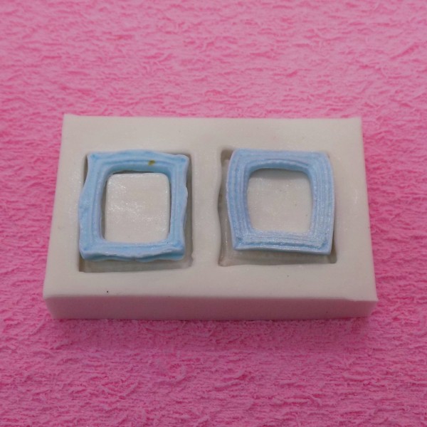 Molde De Silicone Moldura Quadrada Mini Lala Molde Para Confeitaria Molde Para Biscuit 218