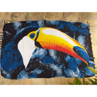 Canga de Praia estampa modelo Tucano em Oferta na Shopee