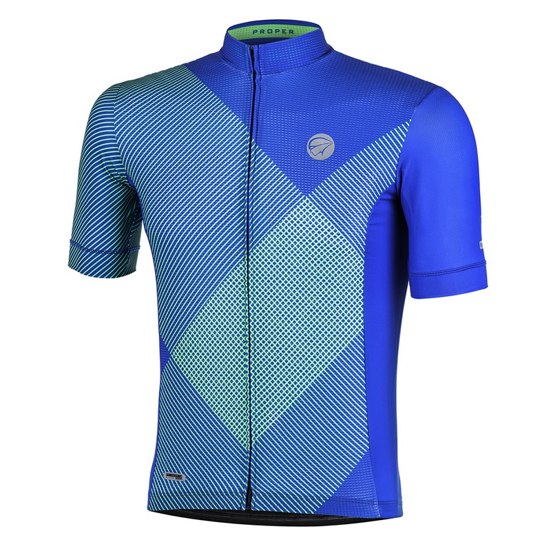 Camisa Ciclismo Mauro Ribeiro Masculina Proper Azul | Shopee Brasil