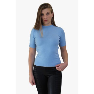 Blusa Feminina Tricô Manga Curta