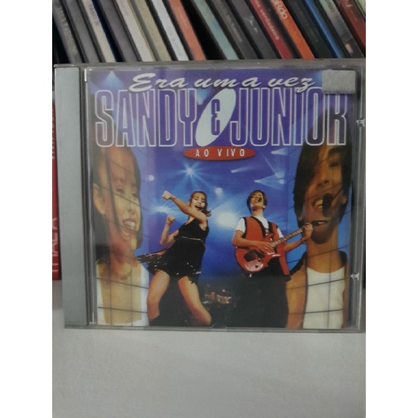 cd Sandy e Junior - Era uma vez - ao vivo - 1998 edição coleção millennium (  original e em perfeito estado )