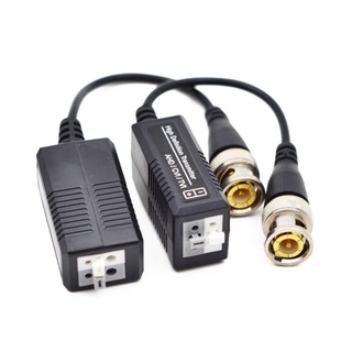 Par De Vídeo Balun Para Camera Hd Cvi Tvi E Analogica Até 600mts Conversor Novo