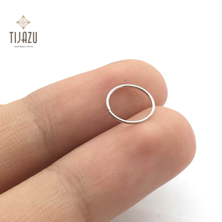 Piercing De Nariz Argola Em Prata 925 7mm