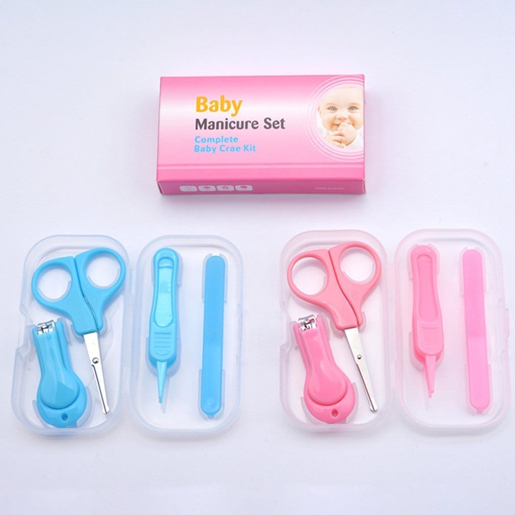 Kit Baby Cuidados Manicure Higiene Bebê Tesoura Cortador e Lixa Unha em Oferta na Shopee