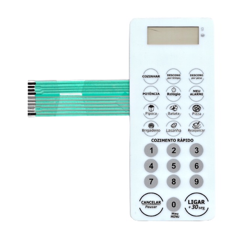 MEMBRANA TECLADO PARA MICROONDAS MIDEA MM 20 MO 1VM