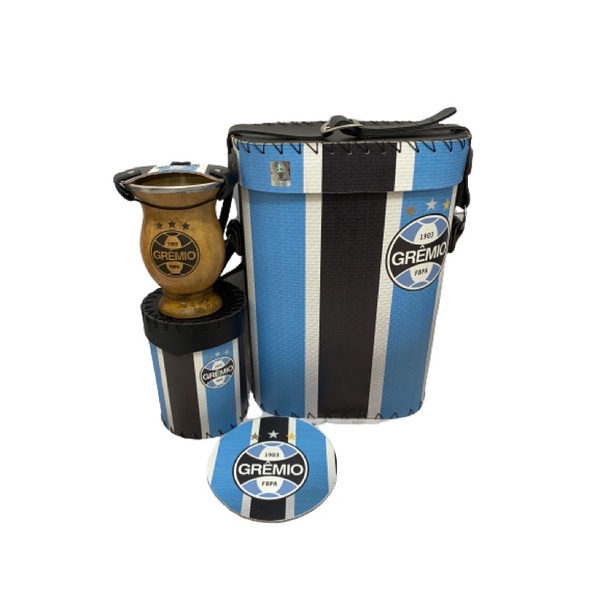 kit chimarrão mateira cuia porta erva mate tapa cuia e cevador vira mate