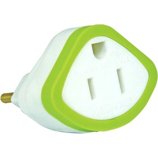 Adaptador Universal 250V 10A 2P+T Branco DN1630 Daneva