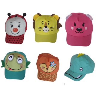 Boné Infantil Bebe Menino Menina Bichinhos Animais Zoo