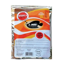 Ração Peixes Ornamentais e Kinguios Mega Food C/alho 500gr FINA
