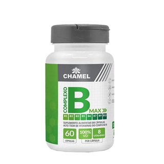 Vitamina Complexo B Max 500mg 60 Capsulas - Chamel em Oferta na Shopee