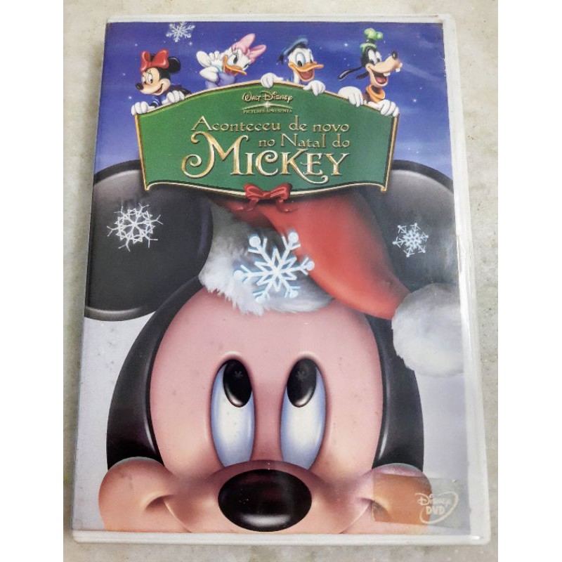 DVD Disney Aconteceu De Novo No Natal do Mickey | Shopee Brasil