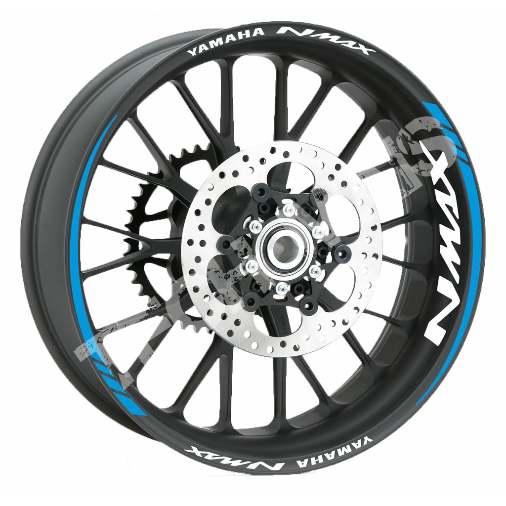 Kit Adesivo Friso para moto YAMAHA NMAX  fita para roda Refletiva.