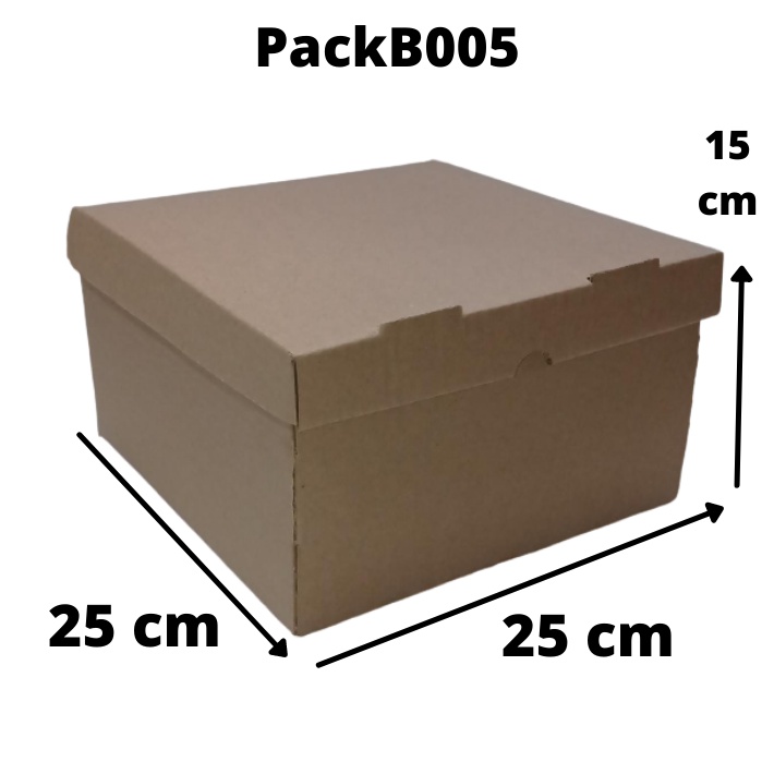 5 Caixa para transporte de Bolo 25 x 25 x  15 cm  Direto de Fábrica na Bahia em Oferta na Shopee