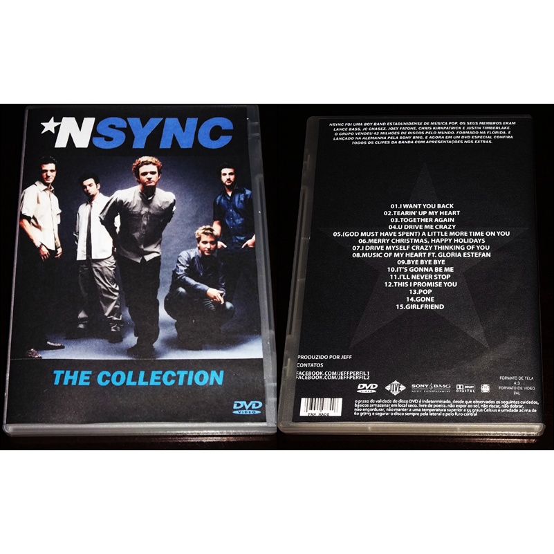 DVD NSYNC THE COLLECTION Shopee Brasil