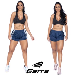 Shortinho Feminino Azul Fitness para academia Dri-fit