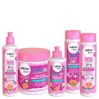 Salon Line Sos Cachos Ativador De Cachos Radiance Brilho Absoluto 300ml Kit C 03 Shopee Brasil