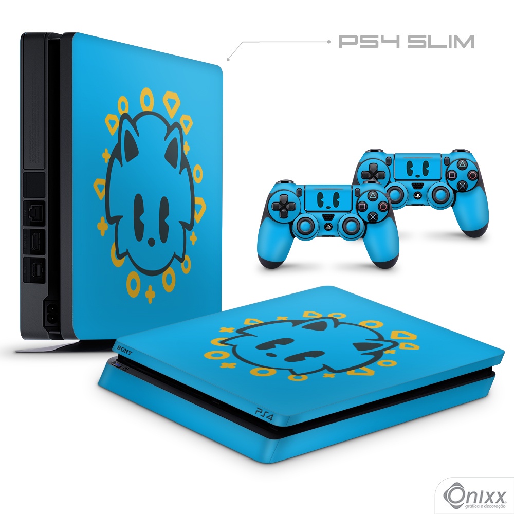 Skin PS4 SLIM Adesiva Sonic Minimalist