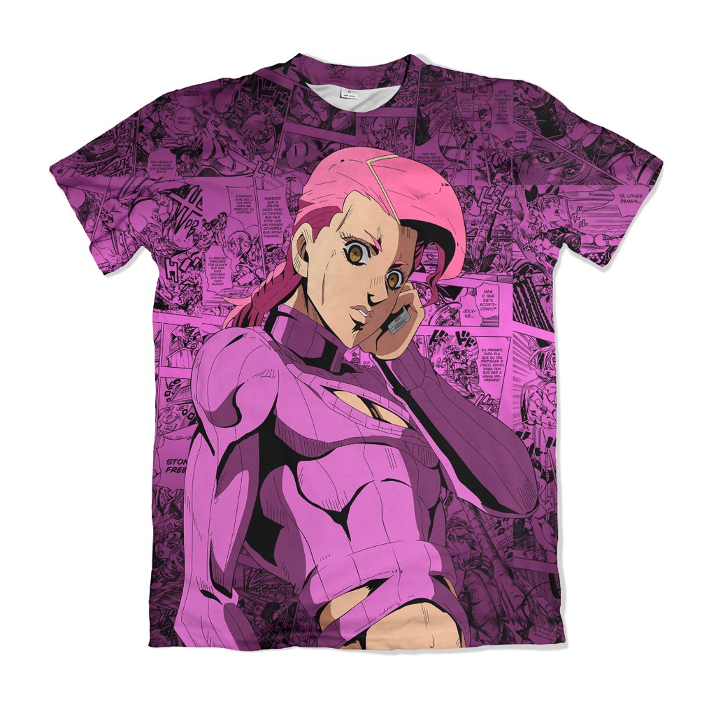 Camisa Vinegar Doppio JoJo's Bizarre Adventure Mangá Shopee Brasil