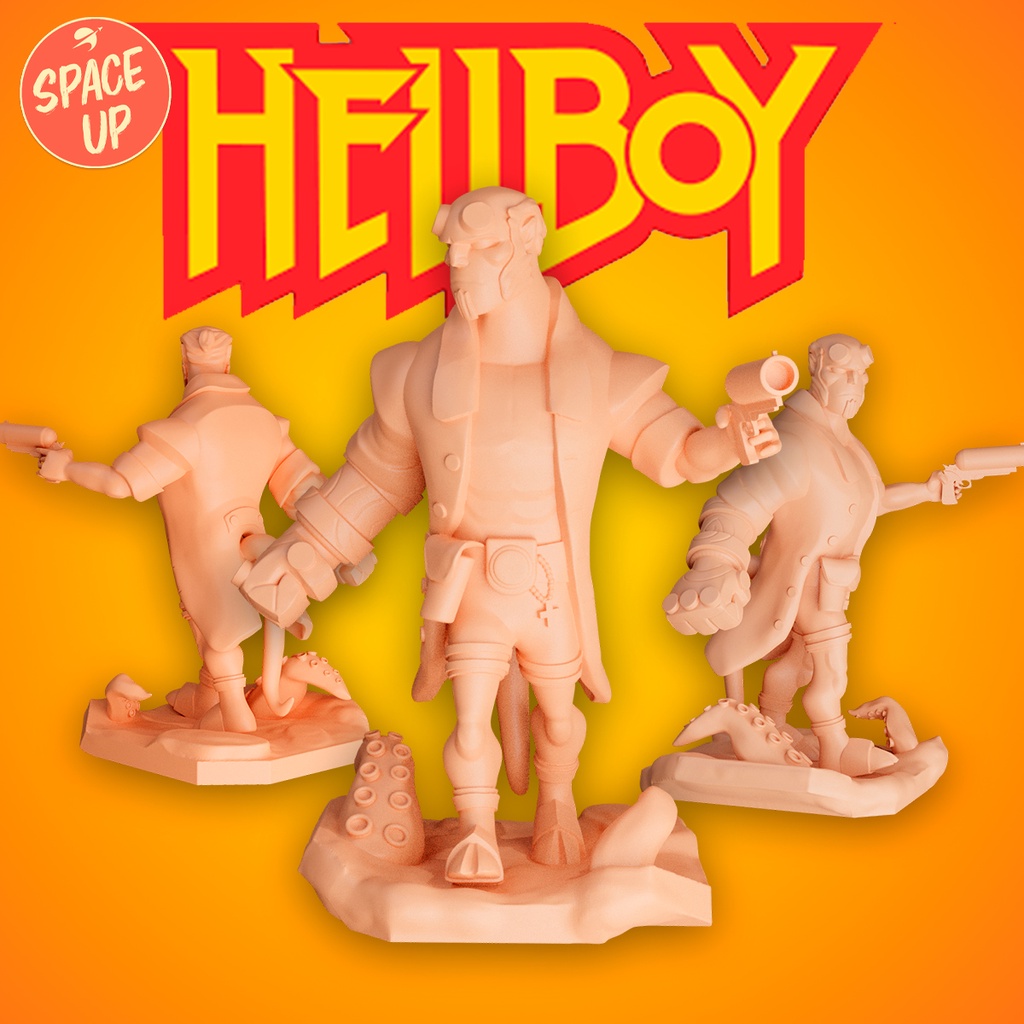 Miniaturas de RPG Hellboy Quadrinhos Super Heroi Para Pintura e Board Game D&D Dungeons and Dragons