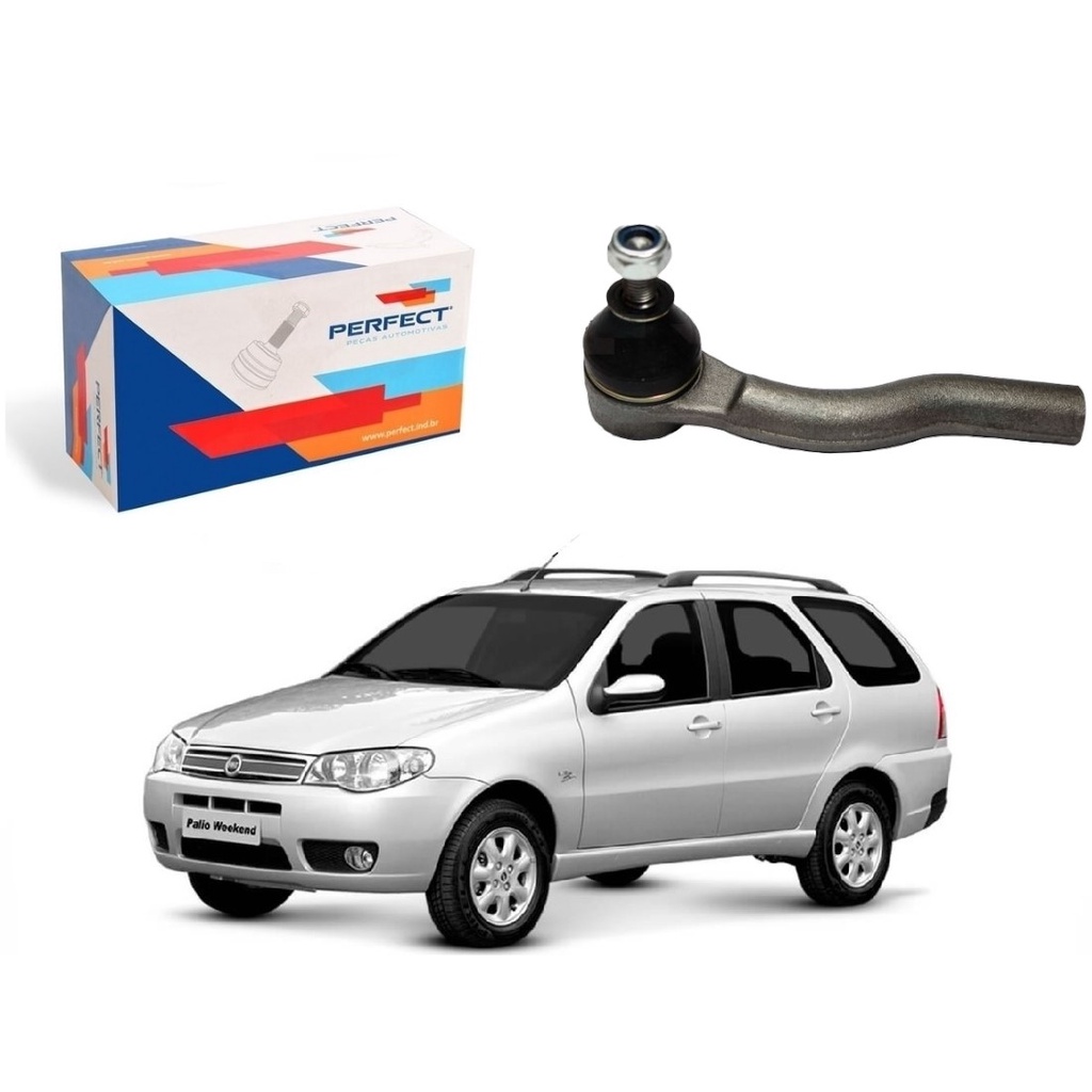 Terminal direção direito perfect fiat palio weekend 1.4 1.8 2005 a 2010 - Spare Parts and Accessories for Vehicles