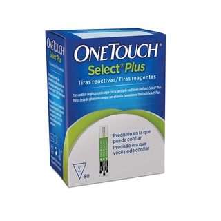 Tiras Reagentes One Touch Select Plus Medir Diabetes 50 unidades (Medir glicemia)