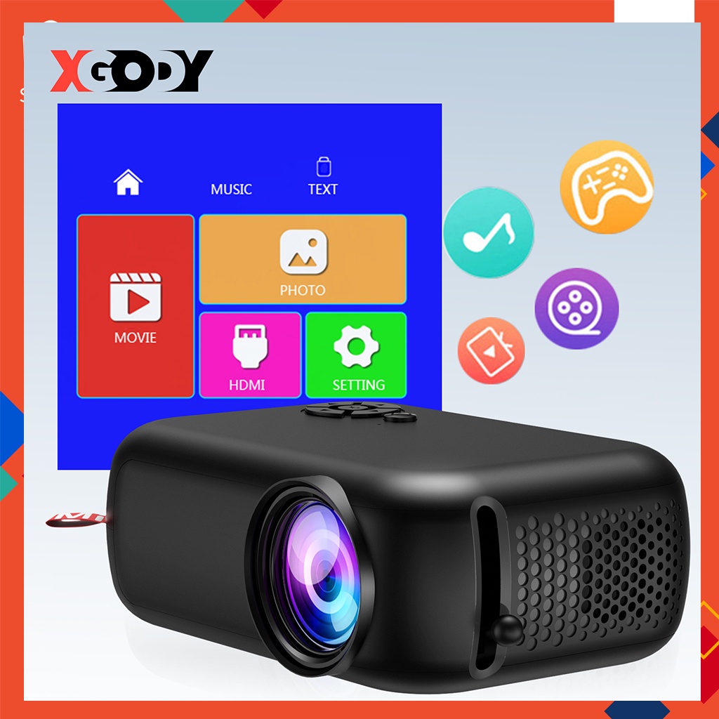 Mini Projetor Portátil Projector LED Hd Wifi Sem Fio Home Theater Cinema Em Casa Mine Projetor Para Celular