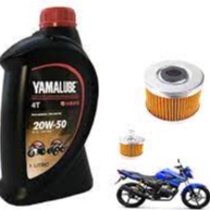 Óleo Motor Yamalub 20w50 Mineral Factor 125i / 150 / Fazer 150 / XTZ 150 Crosser + Filtro Óleo (kit)