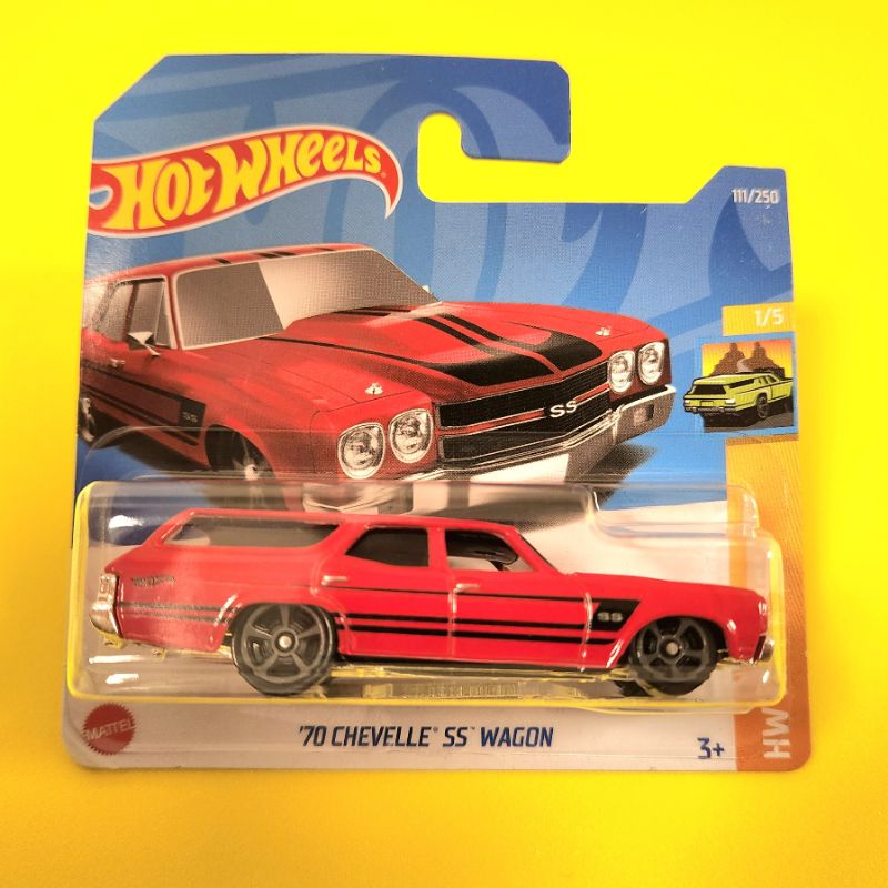 Hot Wheels 1/64 Chevrolet Chevelle SS Wagon 1970 - #3/10, Série Mainline 2019 - Occasion
