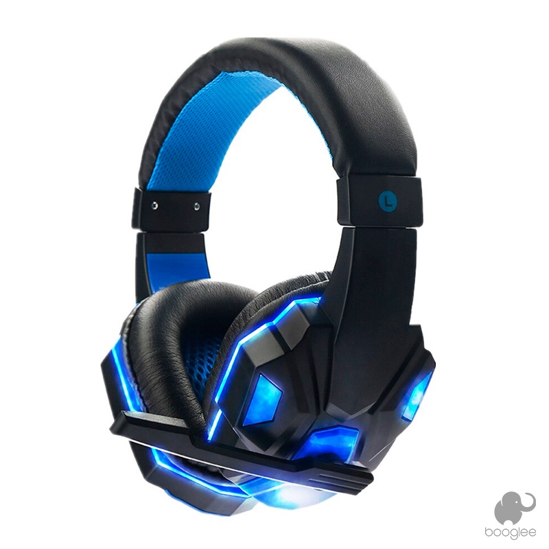 Fone Gamer Sy830mv HeadSet Com Microfone, Bass Hd E Led Azul