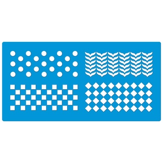 STENCIL 12 x 24 ESTAMPAS VARIADAS MOLDE VAZADO PARA PINTURA EM TECIDO MDF MADEIRA PAREDE PISO PAPEL CAMISETA PANO DE PRATO PATY BUOSO