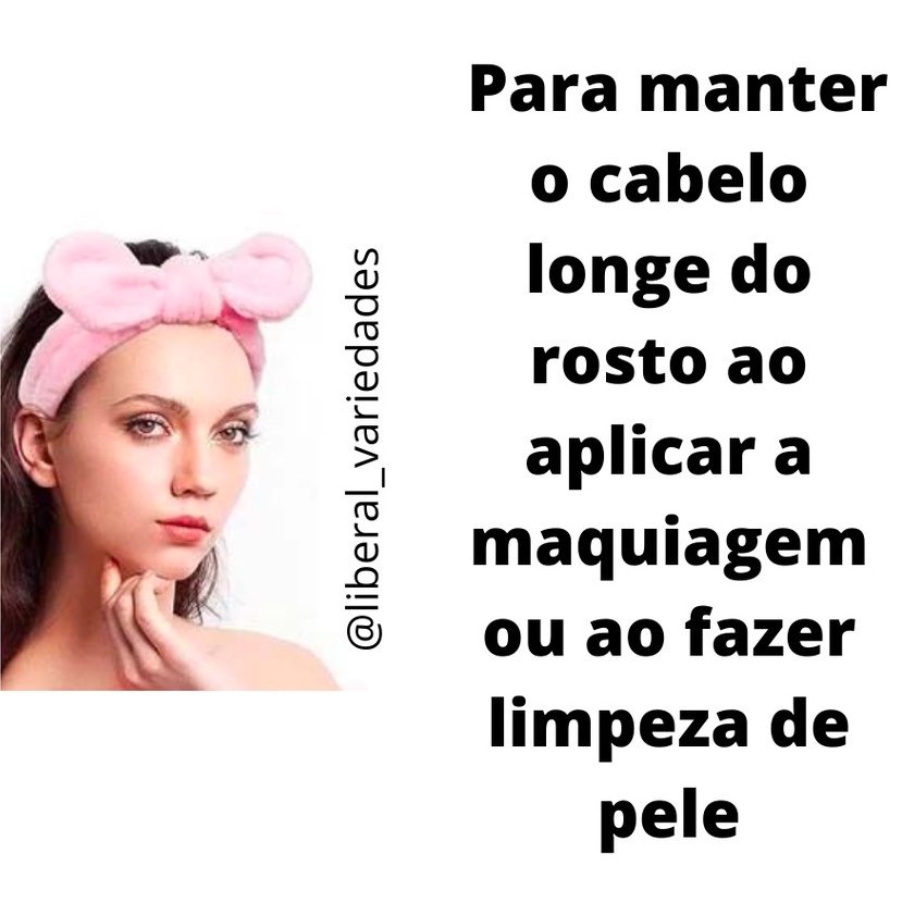 Tiara/Faixa de Cabelo Para Maquiagem e Limpeza Facial Shopee Brasil