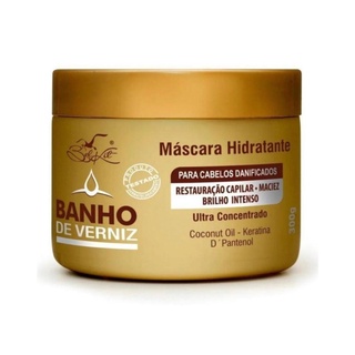 Máscara de Hidratação Capilar Banho de Verniz Belkit – 300 g