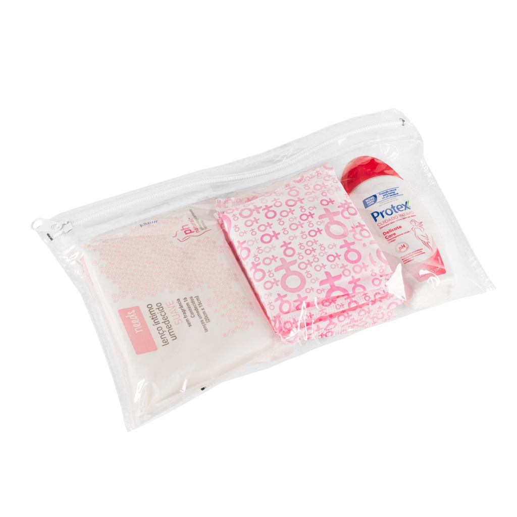 10 Saquinho Organizador Para Bolsa Ou Mochila De Pvc E Zíper