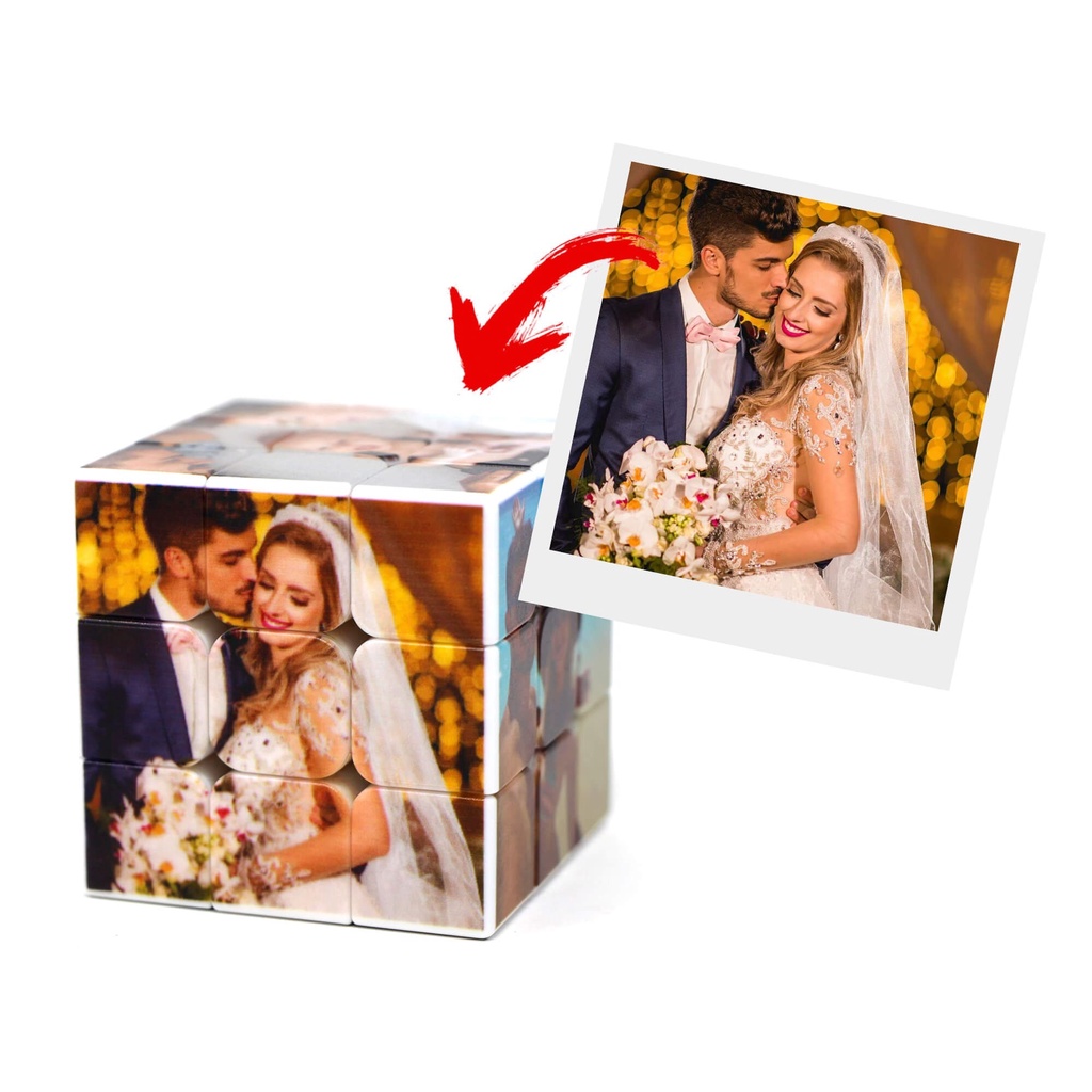 Cubo Mágico Profissional Com Personalização Fotos Ou Imagens em Oferta na Shopee