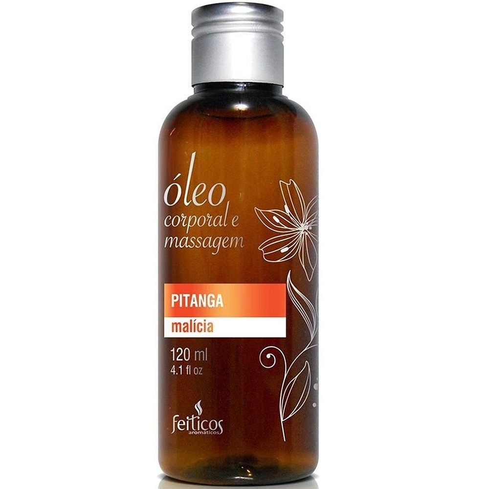 Óleo Feitiços Aromático Massagem Tântrica Nuru Aroma Pitanga 120ml Promoção